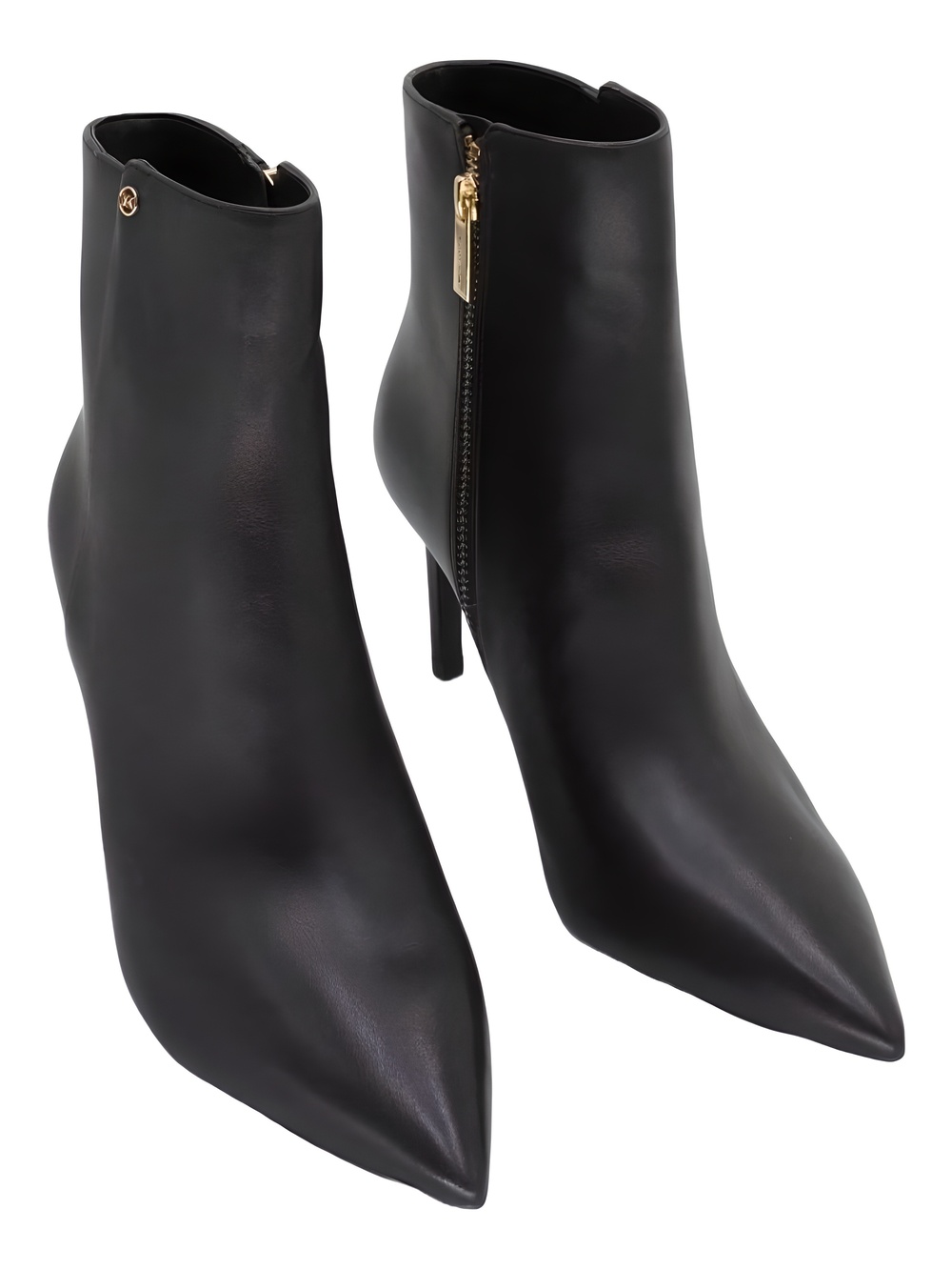Michael Kors Womens Alina Flex Chocolate Leather Pointed Toe Ankle Boots Size 8M